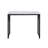 Rectangular Writing Desk With Metal Base, Antique White And Black