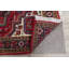 Tapis géométrique rouge 5 x 7