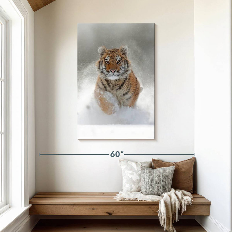Brampt Amur Tiger, 45" H x 30" W