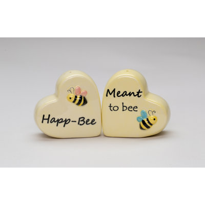 Happy Heart Bee Salt And Pepper