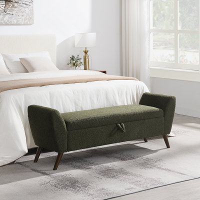 Upholstered Bench With Storage