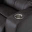 Fauteuil inclinable électrique pivotant avec porte-gobelets-1354630900