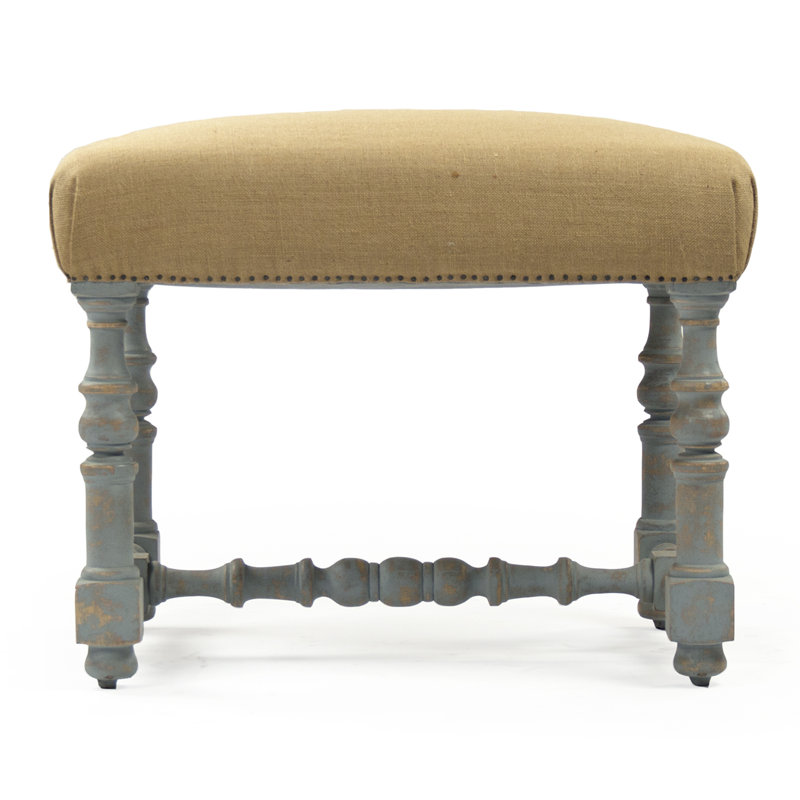 Jeanne Solid Wood Accent Stool