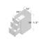 Armoire de tiroir de cuisine prête à assembler l 15 po x P 24 po x H 34,5 po CASAINC-130466629