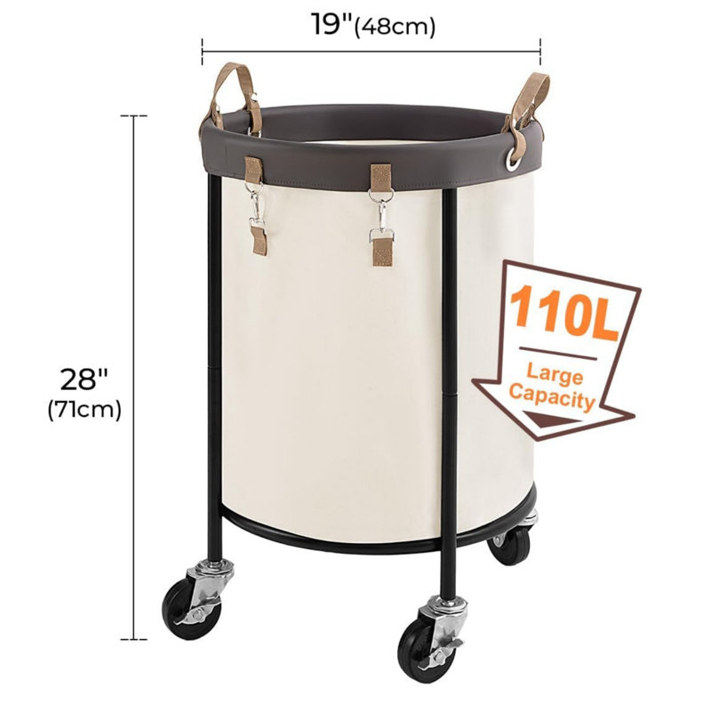 Canvas Laundry Cart