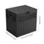 Breeins 55.5cm W 126.48L Polypropylene Lockable Deck Box in Black