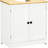 Modern White Bathroom Under Sink Locker, Double Doors And Adjustable Shelf For Wall Mount Efficient Storage Unit Space Drawer Unit, With