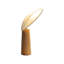 Lampe de chevet 14 po en bois pour salon contemporain