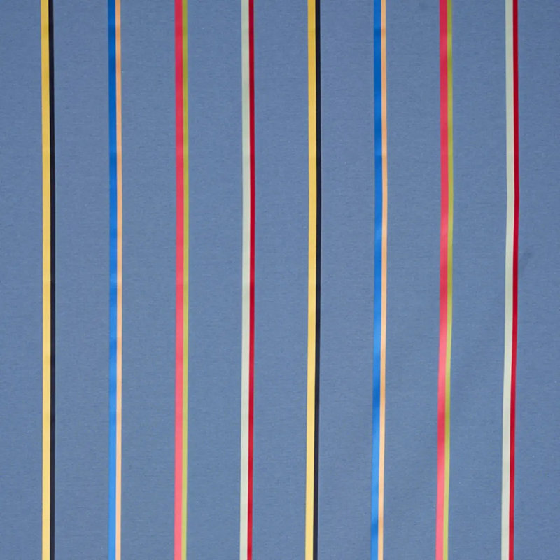 Tissu à rayures Larivey, Ardoise