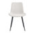 Mid-Century Modern Upholstered Dining Chairs with Tapered Metal Legs-1382268959