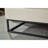 58.6" Bed Bench Metal Base With Storage Beige Velvet