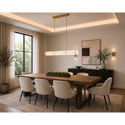 Modern 1-Light LED Metal Pendant 