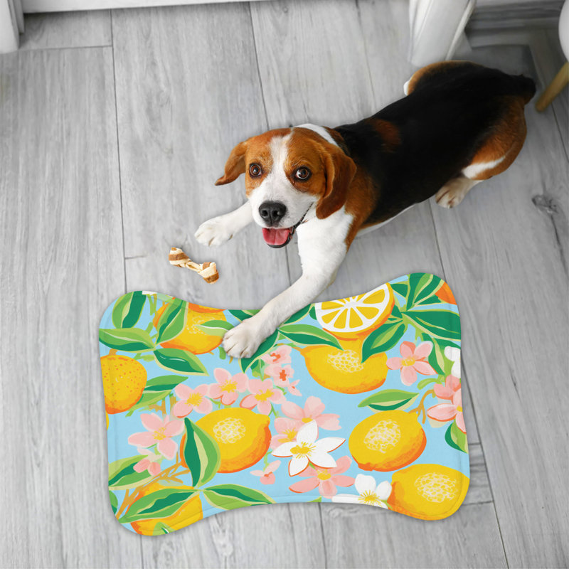 Classy Lemonade Motifs - Tapis d'alimentation en os 1 pièce