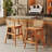 Rattan Counter Stool With Solid Wood Frame-858168122