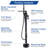1 Handle Floor Clawfoot Tub Faucet with Diverter