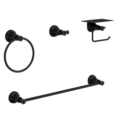 4-Piece Bathroom Hardware Set