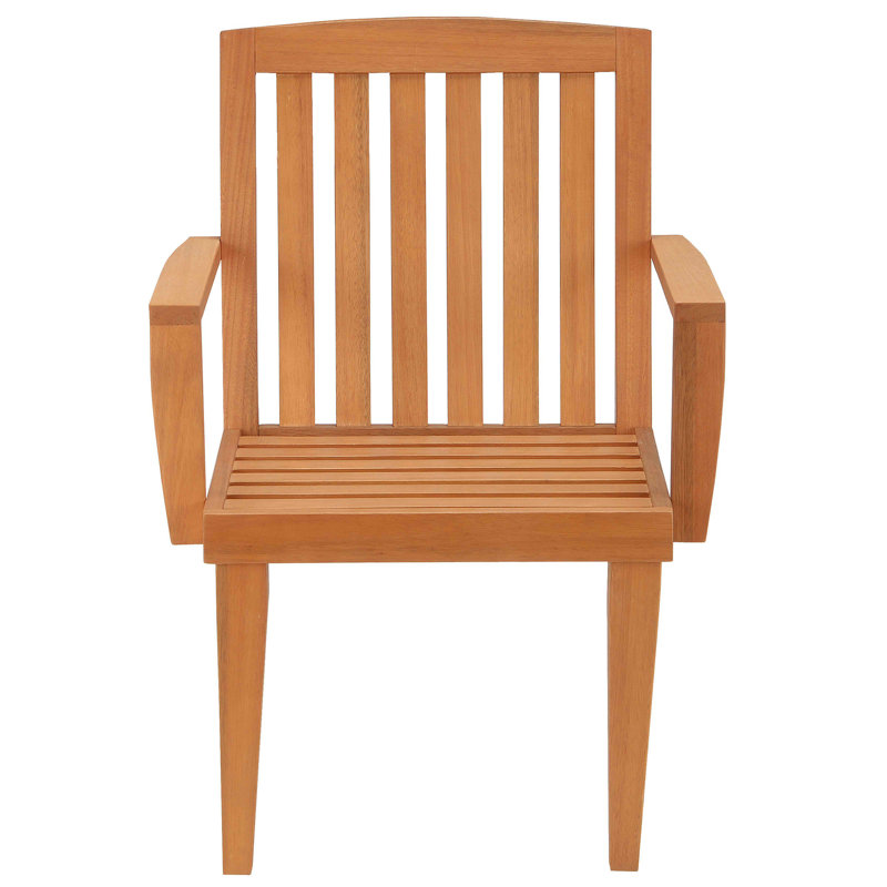 Chaise de terrasse avec coussin Antonietti, Chocolat