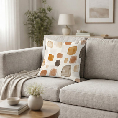 Coussin Country Farmhouse - Coussin brun