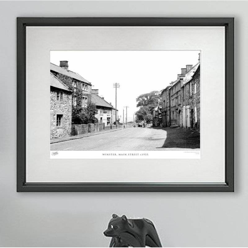 Winster, Main Street C1955 - Single Picture Frame Print, 28cm H x 36cm W x 2.3cm D
