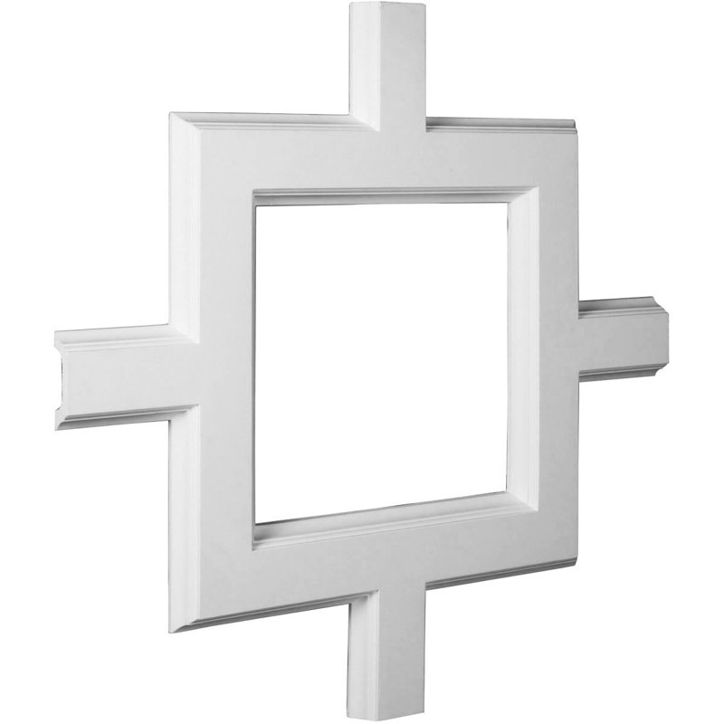 Intersection carrée intérieure pour système de plafond traditionnel à caissons de 5 po
