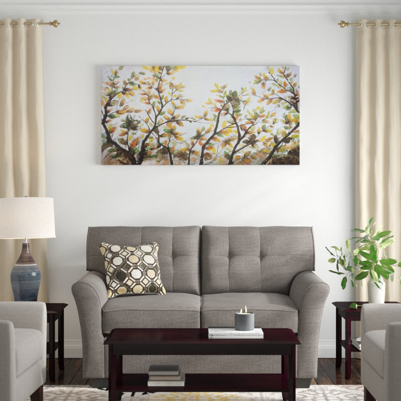« changing leaves », reproduction de peinture à l’huile sur toile tendue
