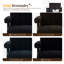 Fauteuil de style Mid-Century rembourré de 27,6 po de large avec pieds en bois massif-863967004
