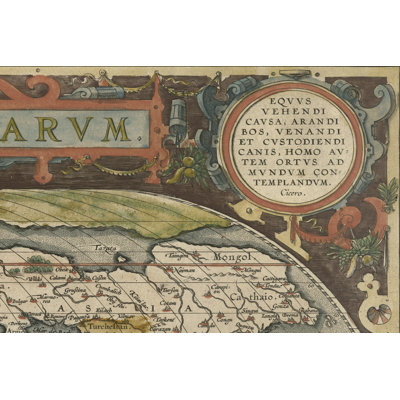 Mappemonde antique grille III