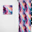 Multicolore Cosmic Marble Nebula - Rideau obscurcissant en marbre marbré abstrait - 1 panneau-107610878