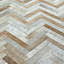 Plutus Cowhide Chevron Area Rug-1871890623