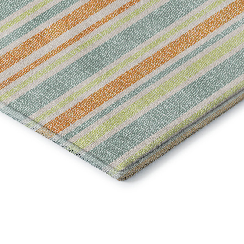 Premium Machine Washable Mayfield AMF531OR, Rectangle 5' x 7'6"