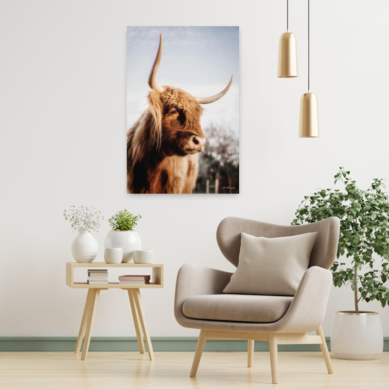 Portrait de vache Brianne, art contemporain, H 36 po x l 24 po