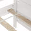 Lit de jour simple en bois de pin avec deux tiroirs de rangement-686371066