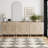 Debets Accent Cabinet Set with Adjustable Shelves and Solid Wood Base-769571377