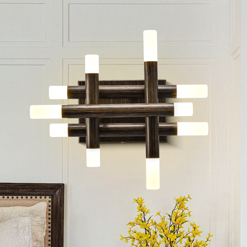 Modern 10-Light Wall Sconce, Indoor LED Wall Fixture Lights, Irregular Wall Sconce For Living Room Staircase Hallway