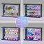 Petite vitrine à 2 niveaux avec modes d'éclairage Music-Sync-123279190