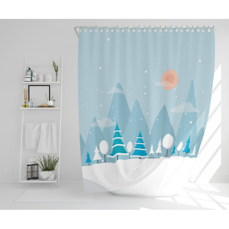 Dawson Polyester Shower Curtain Set