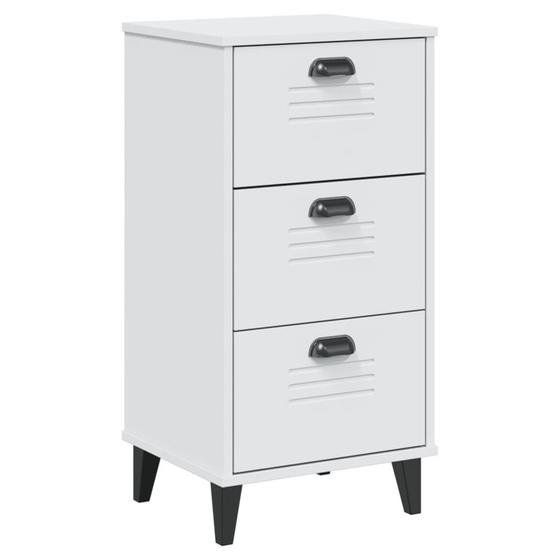 Gatrell 15.7'' W Engineered Wood Nightstand, White