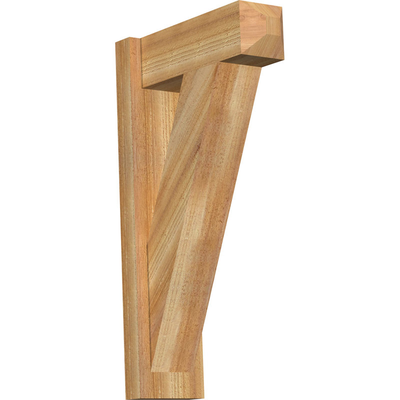 Artisan traditionnel en bois rustique, P 16 po x H 28 po, Cèdre rouge de l'Ouest de 6 po (sciage brut)
