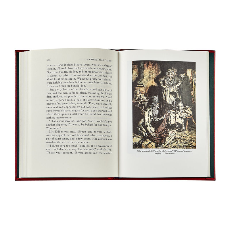 A Christmas Carol Leather Bound Book