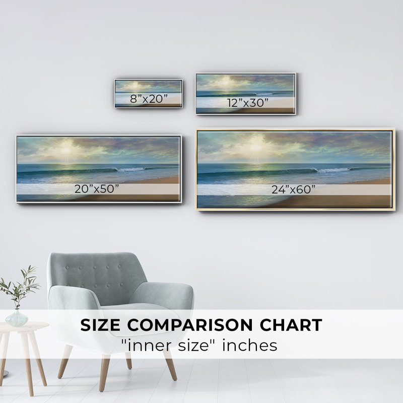 A Long Walk- Framed Canvas, 24" H x 60" W