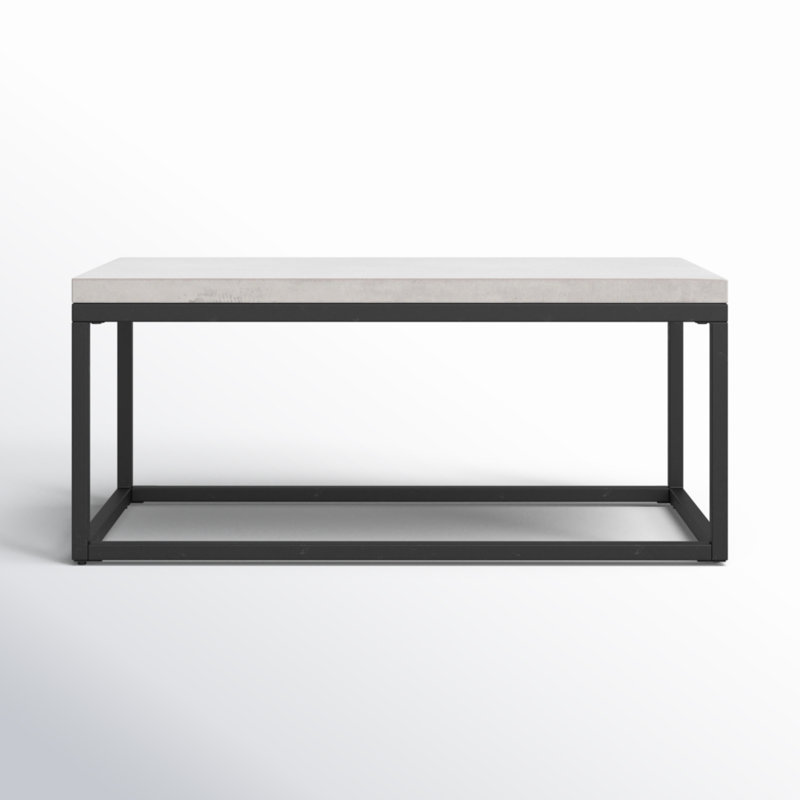 Helios 39.25'' Stone Outdoor Table