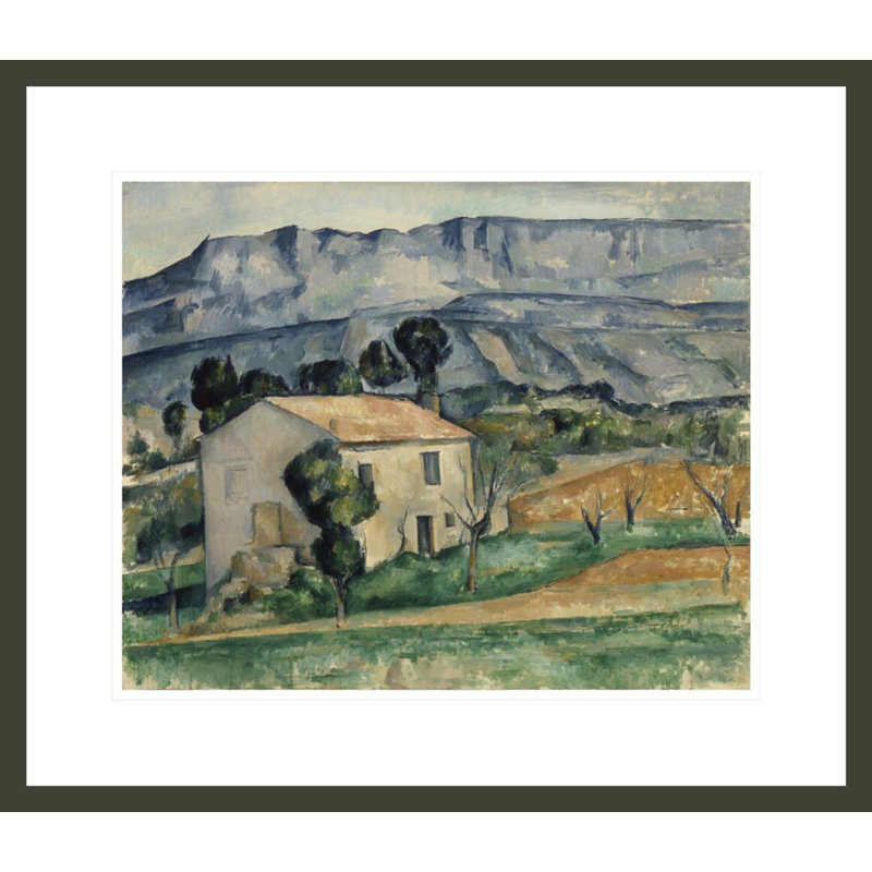 «House in Provence» par Paul Cézanne - Impression sur toile, H 17,75 po x l 20,6 po