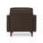 Alyvia 34" Wide Modern Genuine Leather Armchair