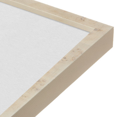 Narrow Width Burlwood Solid Wood Matte Picture Frame