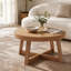 Solid Wood Top Coffee Table-264696249