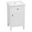 Meuble-lavabo de 20 pouces avec lavabo, pieds en bois massif, tablette réglable, tiroir inclinable, armoire autoportante moderne pour petite salle de bain-1247826037