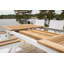Navya 4 - Person Teak Patio Dining Set with Extendable Rectangular Table