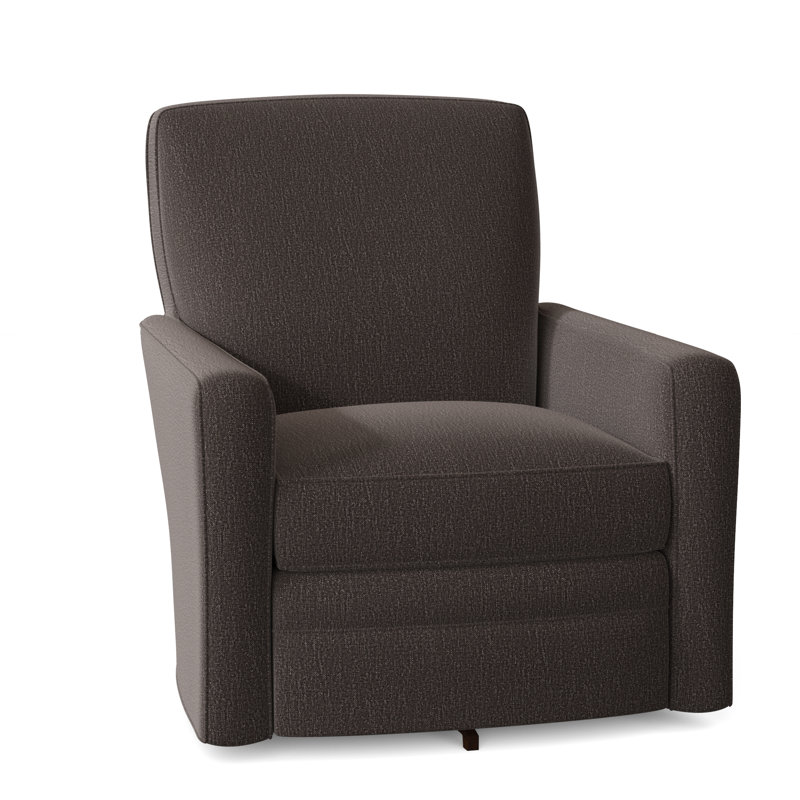 Idana Upholstered Swivel Armchair, Craftwood 45 Dark Gray Performance Chenille, Yes