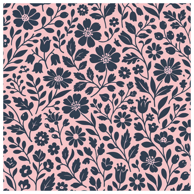 Tapis de bain Floral, 34in W x 21in L