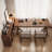 Tan Rectangular Solid Wood desks-107289636